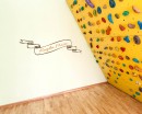 Ribbon Customized Name Vinyl Wall Decal For Children